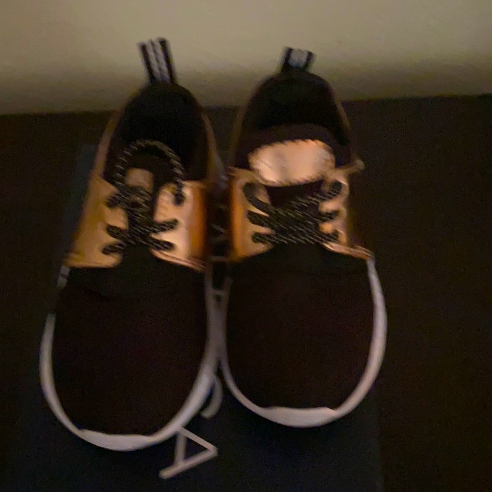 Nautical Toddler shoes, rose gold size 7M toddler shoes